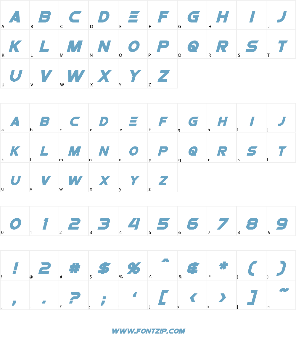 Protoculture Font Character
